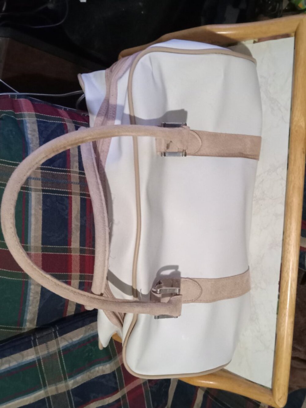 17 Inch Handbag USED Zippered Satchel Bag